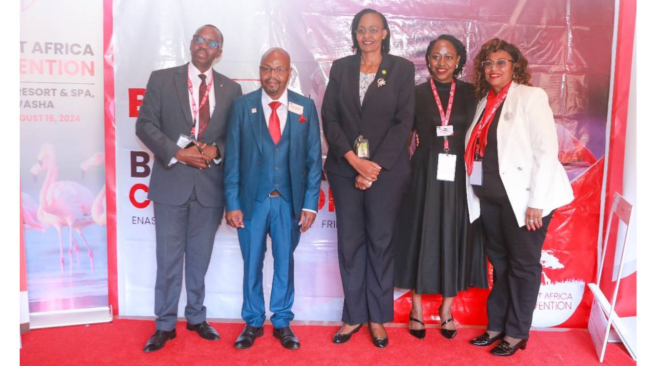 Paul Kassimu, Elzaphan Muraguri, Annastacia Kimtai, Diana Ninsiima, and Jane Pepeno. PHOTO/COURTESY